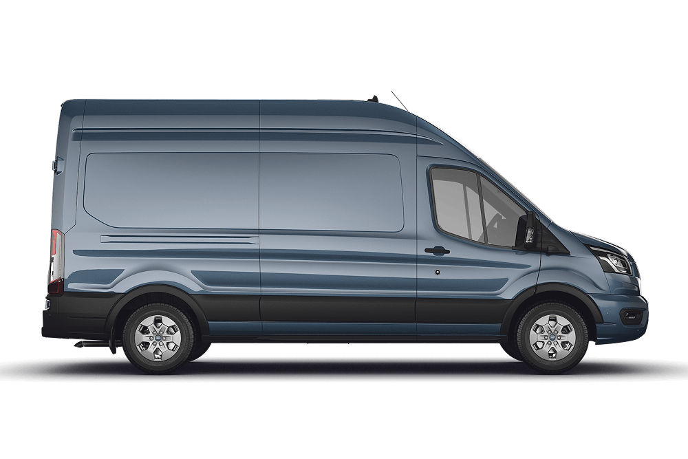 Boční pohled na Ford Transit